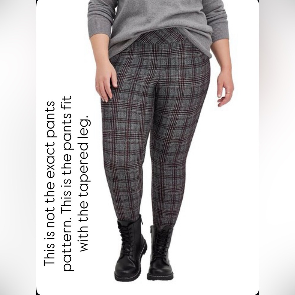 Maurices Gray Plaid Pants